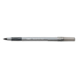 BIC® Round Stic Grip Xtra Comfort Ballpoint Pen, Stick, Fine 0.8 Mm, Black Ink, Gray-black Barrel, Dozen freeshipping - TVN Wholesale