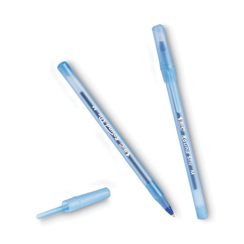 BIC® Round Stic Xtra Life Ballpoint Pen Xtra-value Pack, Stick, Medium 1.2 Mm, Blue Ink, Gray Barrel, 240-carton freeshipping - TVN Wholesale