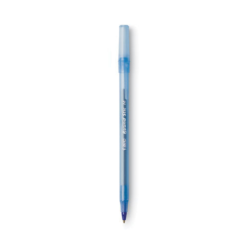 BIC® Round Stic Xtra Life Ballpoint Pen Xtra-value Pack, Stick, Medium 1.2 Mm, Blue Ink, Gray Barrel, 240-carton freeshipping - TVN Wholesale