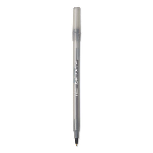 BIC® Round Stic Xtra Life Ballpoint Pen Xtra-value Pack, Stick, Medium 1 Mm, Black Ink, Black Barrel, 240-carton freeshipping - TVN Wholesale