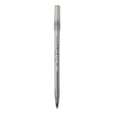 BIC® Round Stic Xtra Life Ballpoint Pen Xtra-value Pack, Stick, Medium 1 Mm, Black Ink, Black Barrel, 240-carton freeshipping - TVN Wholesale