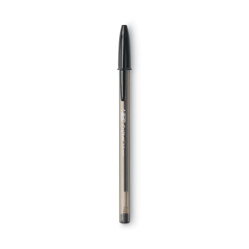 BIC® Cristal Xtra Bold Ballpoint Pen, Stick, Bold 1.6 Mm, Black Ink, Clear Barrel, Dozen freeshipping - TVN Wholesale