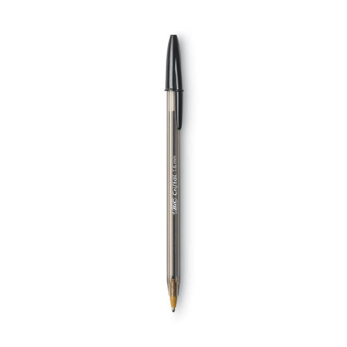 BIC® Cristal Xtra Bold Ballpoint Pen, Stick, Bold 1.6 Mm, Black Ink, Clear Barrel, Dozen freeshipping - TVN Wholesale