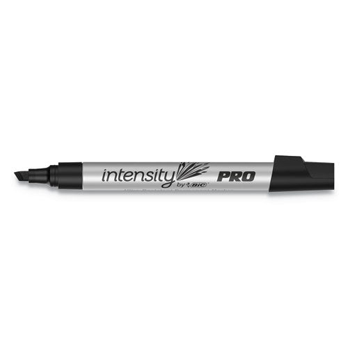 BIC® Intensity Metal Pro Permanent Marker, Broad Pro Chisel Tip, Black, Dozen freeshipping - TVN Wholesale