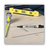 BIC® Intensity Metal Pro Permanent Marker, Broad Pro Chisel Tip, Black, Dozen freeshipping - TVN Wholesale