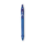 BIC® Gel-ocity Quick Dry Gel Pen, Retractable, Medium 0.7 Mm, Blue Ink, Blue Barrel, Dozen freeshipping - TVN Wholesale