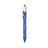 BIC® Gel-ocity Quick Dry Gel Pen, Retractable, Fine 0.5 Mm, Blue Ink, Blue Barrel, Dozen freeshipping - TVN Wholesale