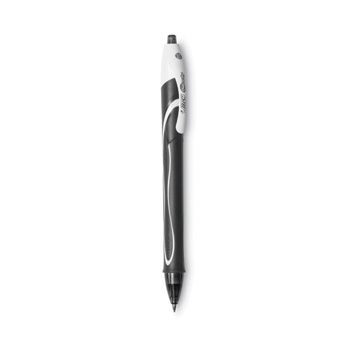 BIC® Gel-ocity Quick Dry Gel Pen, Retractable, Fine 0.5 Mm, Black Ink, Black Barrel, Dozen freeshipping - TVN Wholesale