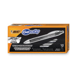 BIC® Gel-ocity Ultra Gel Pen, Retractable, Medium 0.7 Mm, Black Ink, Black Barrel, Dozen freeshipping - TVN Wholesale