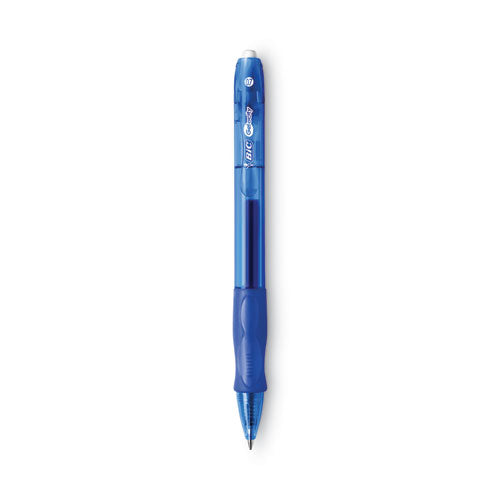 BIC® Gel-ocity Gel Pen, Retractable, Medium 0.7 Mm, Blue Ink, Translucent Blue Barrel, Dozen freeshipping - TVN Wholesale