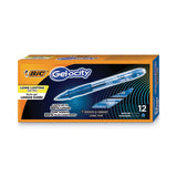 BIC® Gel-ocity Gel Pen, Retractable, Medium 0.7 Mm, Blue Ink, Translucent Blue Barrel, Dozen freeshipping - TVN Wholesale