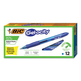 BIC® Gel-ocity Gel Pen, Retractable, Medium 0.7 Mm, Red Ink, Translucent Red Barrel, Dozen freeshipping - TVN Wholesale
