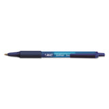 BIC® Soft Feel Ballpoint Pen, Retractable, Fine 0.8 Mm, Blue Ink, Blue Barrel, Dozen freeshipping - TVN Wholesale