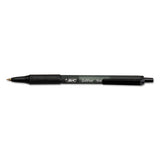 BIC® Soft Feel Ballpoint Pen, Retractable, Fine 0.8 Mm, Black Ink, Black Barrel, Dozen freeshipping - TVN Wholesale