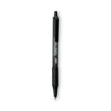 BIC® Soft Feel Ballpoint Pen, Retractable, Fine 0.8 Mm, Black Ink, Black Barrel, Dozen freeshipping - TVN Wholesale