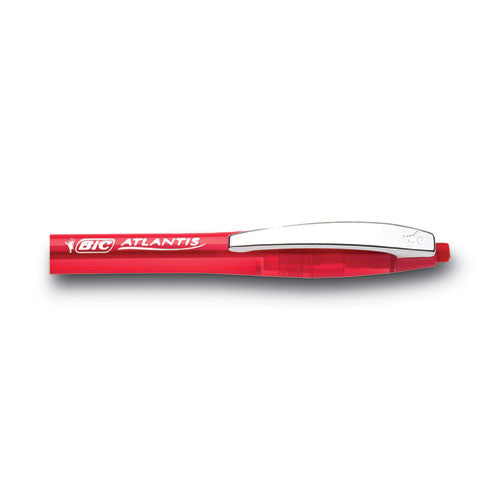 BIC® Glide Ballpoint Pen, Retractable, Medium 1 Mm, Red Ink, Red Barrel, Dozen freeshipping - TVN Wholesale