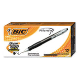 BIC® Velocity Easy Glide Ballpoint Pen, Retractable, Medium 1 Mm, Red Ink, Translucent Red Barrel, Dozen freeshipping - TVN Wholesale