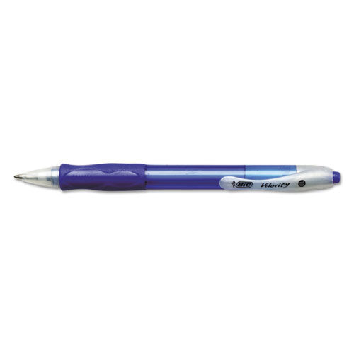 BIC® Velocity Easy Glide Ballpoint Pen Value Pack, Retractable, Medium 1 Mm, Blue Ink, Blue Barrel, 36-pack freeshipping - TVN Wholesale