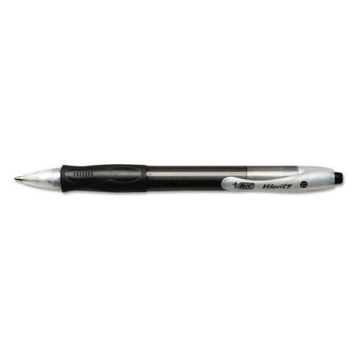BIC® Velocity Easy Glide Ballpoint Pen Value Pack, Retractable, Medium 1 Mm, Black Ink, Black Barrel, 36-pack freeshipping - TVN Wholesale