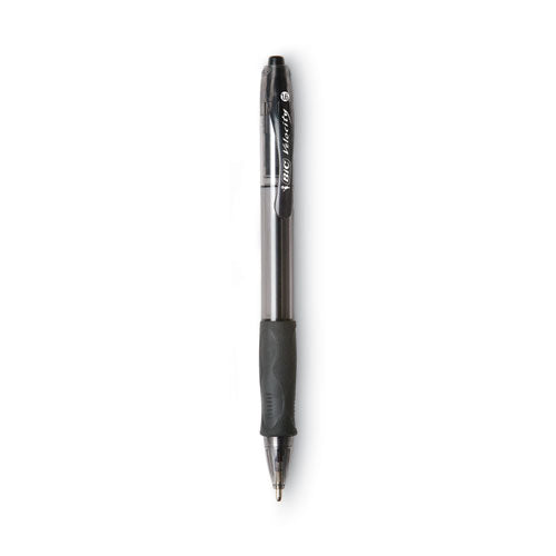 BIC® Glide Bold Ballpoint Pen, Retractable, Bold 1.6 Mm, Black Ink, Smoke Barrel, Dozen freeshipping - TVN Wholesale