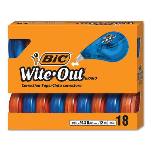 BIC® Wite-out Ez Correct Correction Tape, Non-refillable, 1-6" X 472" freeshipping - TVN Wholesale