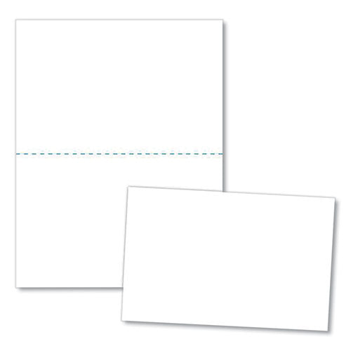 Blanks/USA® Digital Postcards, Copier, Inkjet-laser-offset Press, 80 Lb, 8.5x5.5, Smooth White, 250 Cards, 2 Cards-sheet, 125 Sheets-pack freeshipping - TVN Wholesale