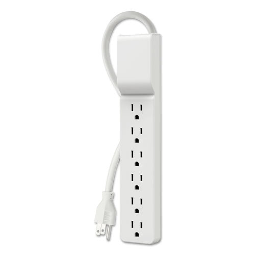 Belkin® Home-office Surge Protector, 6 Outlets, 10 Ft Cord, 720 Joules, White freeshipping - TVN Wholesale