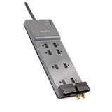 Belkin® Home-office Surge Protector, 8 Outlets, 12 Ft Cord, 3390 Joules, Dark Gray freeshipping - TVN Wholesale