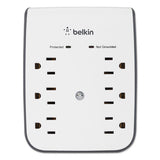 Belkin® Surgeplus Usb Wall Mount Charger, 6 Outlets; 2 Usb, White freeshipping - TVN Wholesale