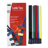 Belkin® Multicolored Cable Ties, 6-pack freeshipping - TVN Wholesale