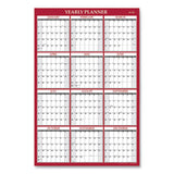 Blue Sky® Classic Red Laminated Erasable Wall Calendar, Classic Red Artwork, 48 X 32, White-red-gray Sheets, 12-month (jan-dec): 2022 freeshipping - TVN Wholesale