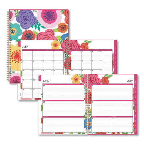 Blue Sky® Mahalo Academic Year Create-your-own Cover Weekly-monthly Planner, Floral Artwork, 11 X 8.5, 12-month (july-june): 2021-2022 freeshipping - TVN Wholesale