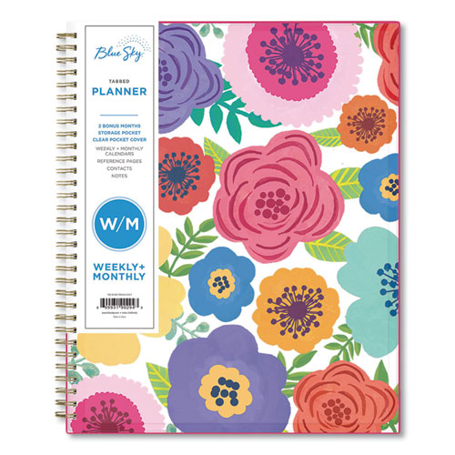 Blue Sky® Mahalo Academic Year Create-your-own Cover Weekly-monthly Planner, Floral Artwork, 11 X 8.5, 12-month (july-june): 2021-2022 freeshipping - TVN Wholesale