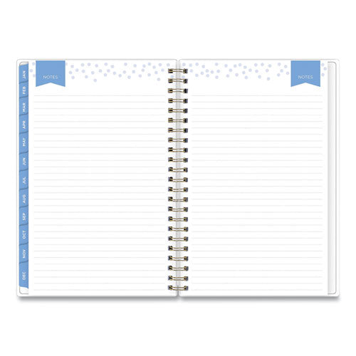 Blue Sky® Day Designer Tile Weekly-monthly Planner, Tile Artwork, 8 X 5, Blue-white Cover, 12-month (jan To Dec): 2022 freeshipping - TVN Wholesale