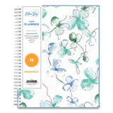 Blue Sky® Lindley Monthly Planner, Lindley Floral Artwork, 10 X 8, White-blue-green Cover, 12-month (jan To Dec): 2022 freeshipping - TVN Wholesale