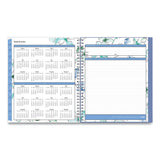 Blue Sky® Lindley Monthly Planner, Lindley Floral Artwork, 10 X 8, White-blue-green Cover, 12-month (jan To Dec): 2022 freeshipping - TVN Wholesale