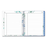Blue Sky® Lindley Monthly Planner, Lindley Floral Artwork, 10 X 8, White-blue-green Cover, 12-month (jan To Dec): 2022 freeshipping - TVN Wholesale