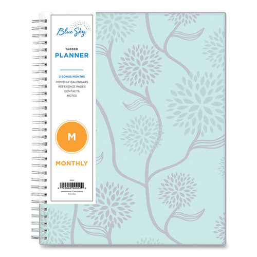 Blue Sky® Rue Du Flore Monthly Planner, Rue Du Flore Artwork, 10 X 8, Jade-lavender Cover, 12-month (jan To Dec): 2022 freeshipping - TVN Wholesale