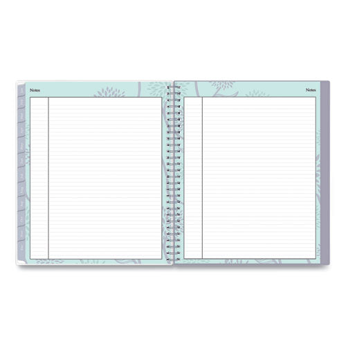Blue Sky® Rue Du Flore Monthly Planner, Rue Du Flore Artwork, 10 X 8, Jade-lavender Cover, 12-month (jan To Dec): 2022 freeshipping - TVN Wholesale