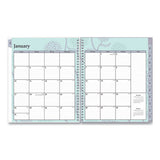 Blue Sky® Rue Du Flore Monthly Planner, Rue Du Flore Artwork, 10 X 8, Jade-lavender Cover, 12-month (jan To Dec): 2022 freeshipping - TVN Wholesale
