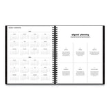Blue Sky® Aligned Monthly Planner With Built-in Pocket Page, 11 X 9, Black Cover, 12-month (jan To Dec): 2022 freeshipping - TVN Wholesale