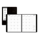 Blue Sky® Aligned Monthly Planner With Built-in Pocket Page, 11 X 9, Black Cover, 12-month (jan To Dec): 2022 freeshipping - TVN Wholesale