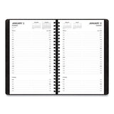 Blue Sky® Aligned Daily Appointment Planner, 8 X 5, Black Cover, 12-month (jan To Dec): 2022 freeshipping - TVN Wholesale