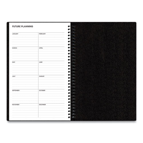 Blue Sky® Aligned Daily Appointment Planner, 8 X 5, Black Cover, 12-month (jan To Dec): 2022 freeshipping - TVN Wholesale