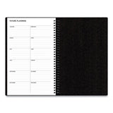 Blue Sky® Aligned Daily Appointment Planner, 8 X 5, Black Cover, 12-month (jan To Dec): 2022 freeshipping - TVN Wholesale