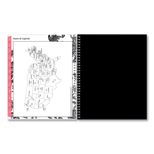 Blue Sky® Analeis Create-your-own Cover Weekly-monthly Planner, Floral, 11 X 8.5, White-black Cover, 12-month (july-june): 2021-2022 freeshipping - TVN Wholesale
