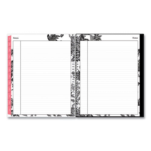 Blue Sky® Analeis Create-your-own Cover Weekly-monthly Planner, Floral, 11 X 8.5, White-black Cover, 12-month (july-june): 2021-2022 freeshipping - TVN Wholesale
