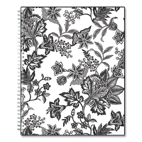 Blue Sky® Analeis Create-your-own Cover Weekly-monthly Planner, Floral, 11 X 8.5, White-black Cover, 12-month (july-june): 2021-2022 freeshipping - TVN Wholesale