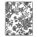 Blue Sky® Analeis Create-your-own Cover Weekly-monthly Planner, Floral, 11 X 8.5, White-black Cover, 12-month (july-june): 2021-2022 freeshipping - TVN Wholesale