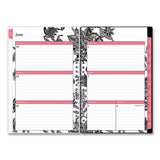 Blue Sky® Analeis Create-your-own Cover Weekly-monthly Planner, Floral, 8 X 5, White-black Cover, 12-month (july To June): 2021 To 2022 freeshipping - TVN Wholesale
